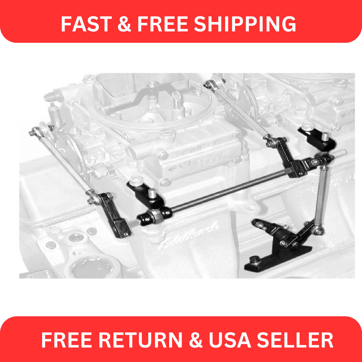 Genuine Enderle Dual Carb Linkage Supercharger Blower Side Or In-line 6-71 8-71 - Foto 8