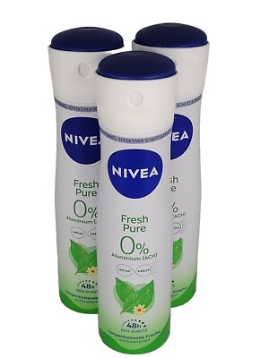 Nivea Fresh Pure 0% Aluminium 48h Deo-Schutz , 3x150ml EAN4005900843722