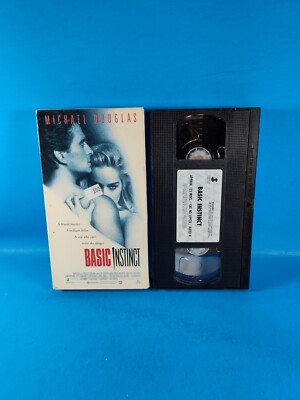 Basic Instinct (VHS, 1992) Michael Douglas, Sharon Stone