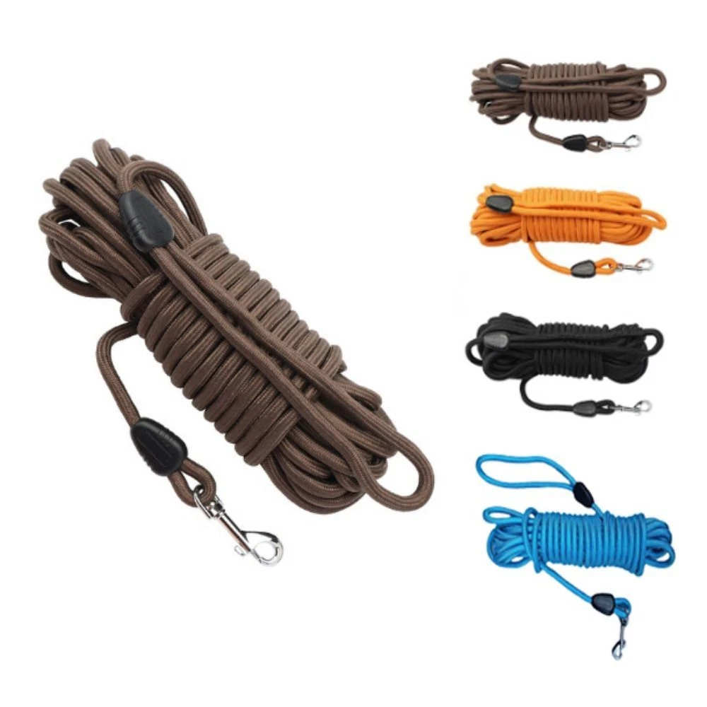 5M/10M/15M Long Dog Tracking Leash Non-slip Nylon Training Lead Rope
