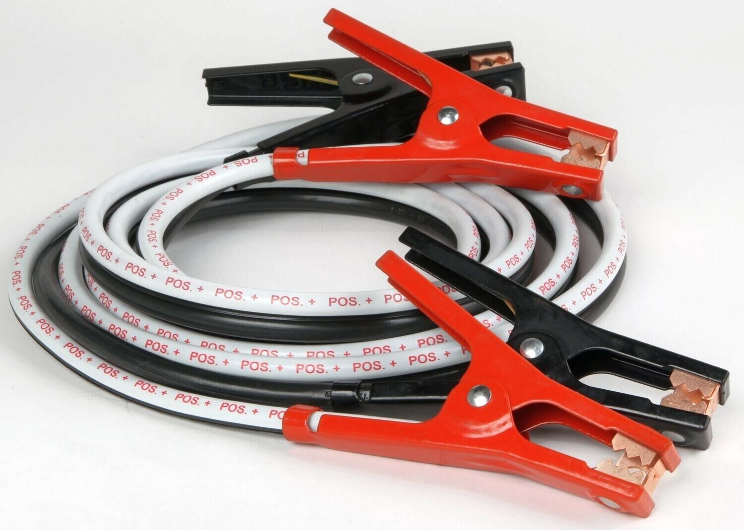 Heavy Duty 4 Gauge 16ft. Jumper Booster Cables Black/White Great for RV/Camper!
