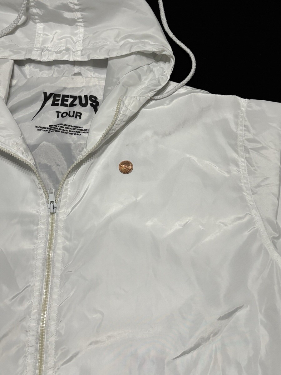 Adidas X Kanye West Yeezus White Tour Jacket Windbreaker Adidas X Kanye West Yeezus White Tour Jacket Windbreaker
