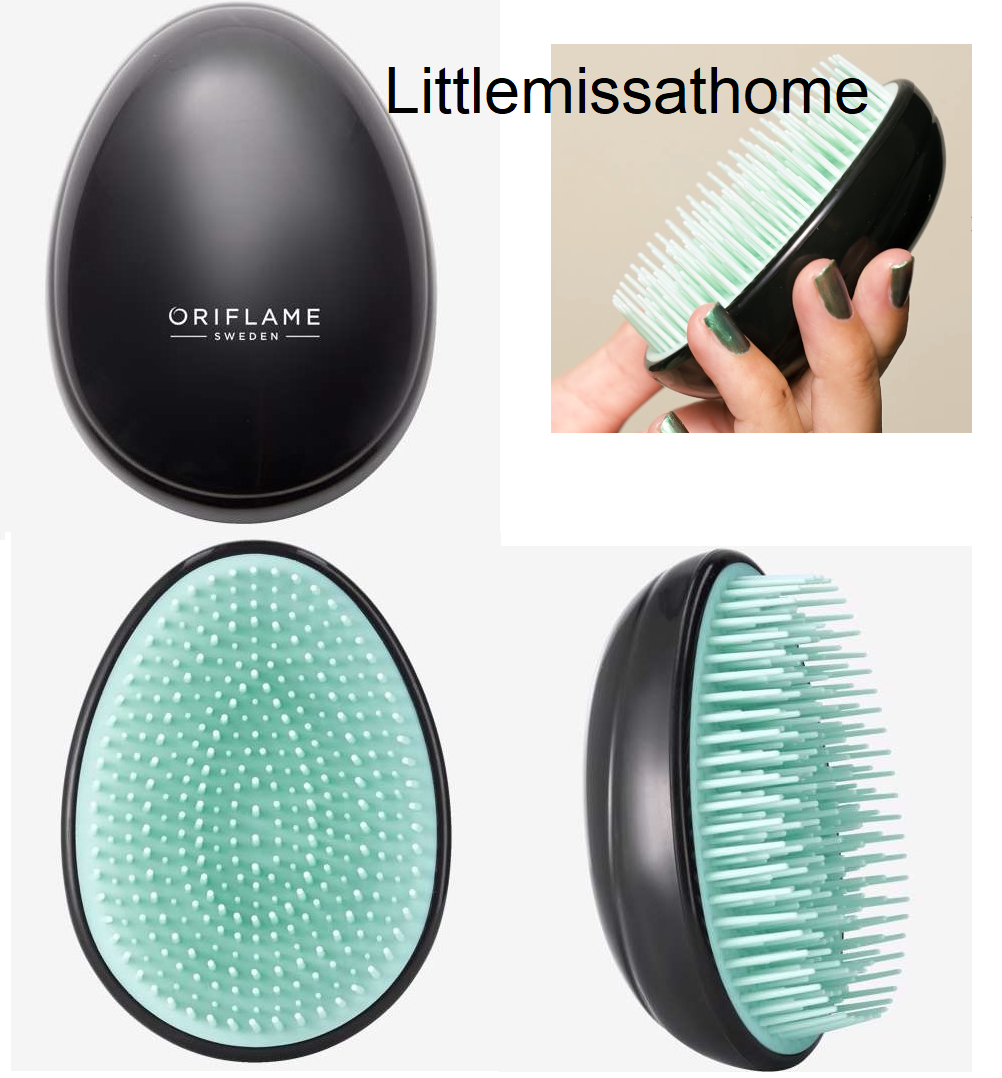 ORIFLAME STYLER HAIR BRUSH detangler vent round paddle cushion teasing