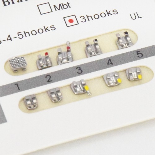 Dental Bracket Ultradünner Monoblock MIM Edgewise ROTH MBT 022 018 345 Haken - Bild 24 von 48