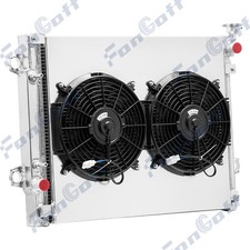 3 Row Aluminum Radiator Shroud Fan Fit Toyota Tacoma 2.7l L4 4.0l V6 2005-2015