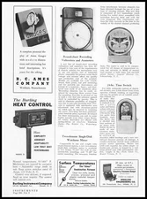 1936 Tork Clock Mount Vernon New York Photo 24 Hour Time Switch Article Print Ad