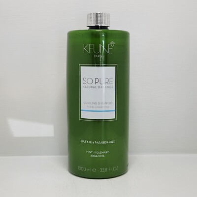 Keune So Pure Natural Balance Cooling Shampoo 33.8 oz | New | Free Shipping