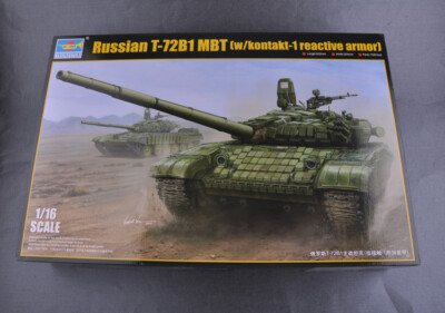 Trumpeter 00925 1/16 Scale Soviet Army T-72B/B1 Main Tank (Plastic