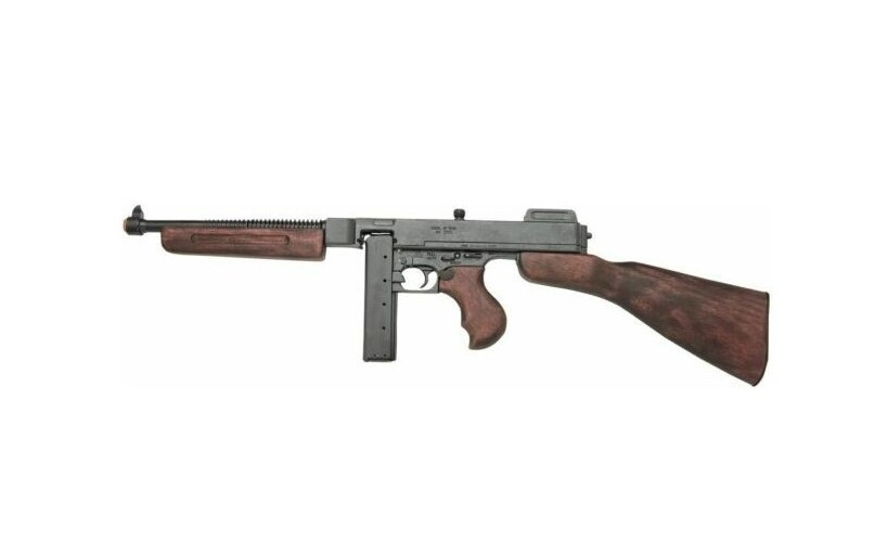 Denix 1928 Military Version Thompson Non-Firing Submachine Gun