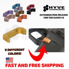 Hyve Technologies Extended Mag Release for the Glock 43