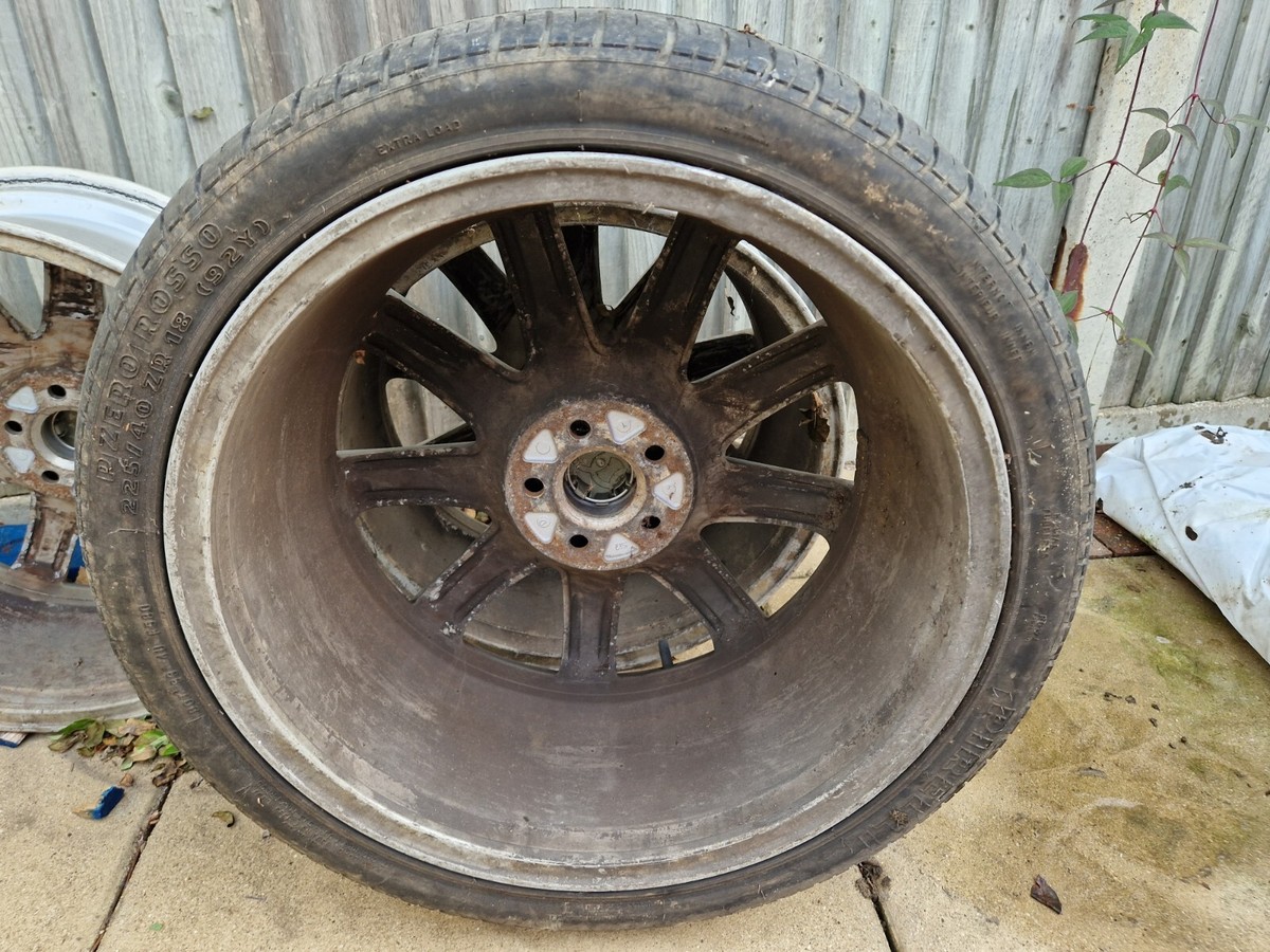Genuine Audi TT Mk1 18” Alloy Wheels*9-Spoke*5x100*ET33*VAG*VW* X2