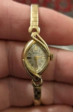 Bulova M5 10K RGP w/ Signed Accutron Tuning Fork Crown and 5AR Mvmt, Not Running