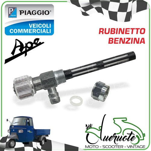 Rubinetto Benzina Per Piaggio Ape 50 - Ricambio Originale Con Serbatoio Metallo - Foto 6
