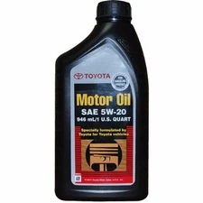 Toyota Motor Oil 5W20 Case of 6 Quarts