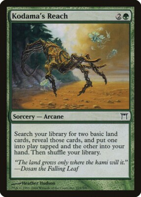 Champions of Kamigawa Kodama's Reach MTG Magic the Gathering NM