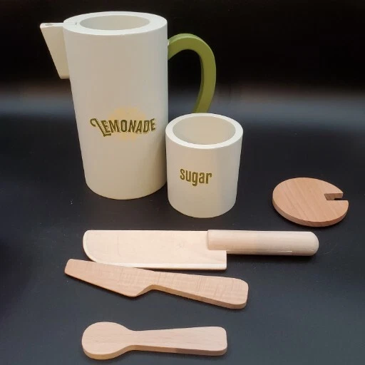 Hearth Hand Magnolia Wooden Toy Lemonade Kit Wood Montessori Kitchen