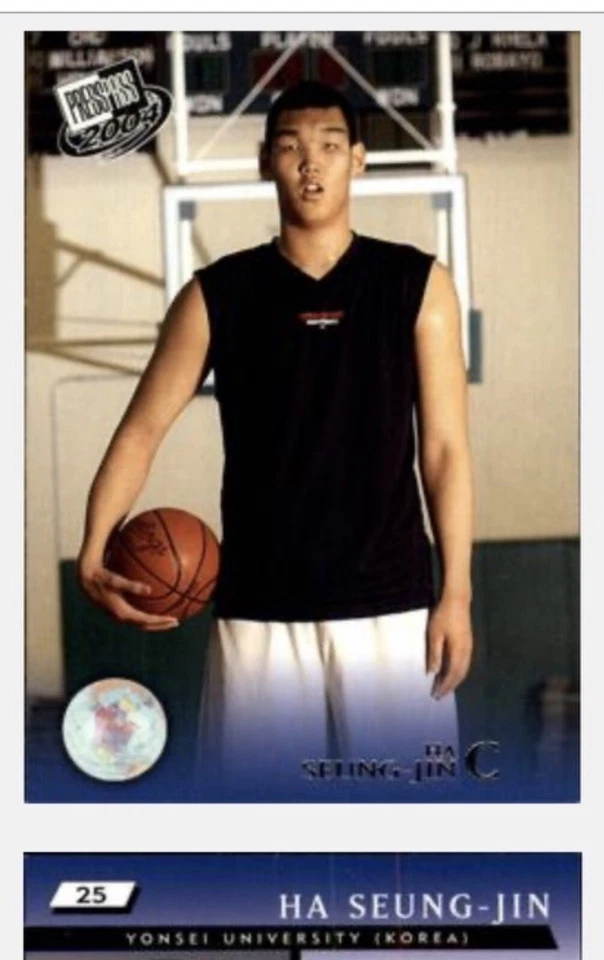 Pase de prensa de error 2004 Ben Gordon, Luke Jackson, Ha Seung-Jin novato de la NBA raro/1 Foto 3 de 3