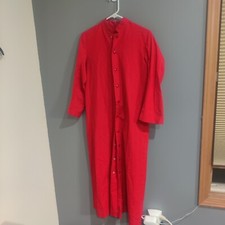 Vintage Red Cape Dress Used For Halloween No Size See Photos