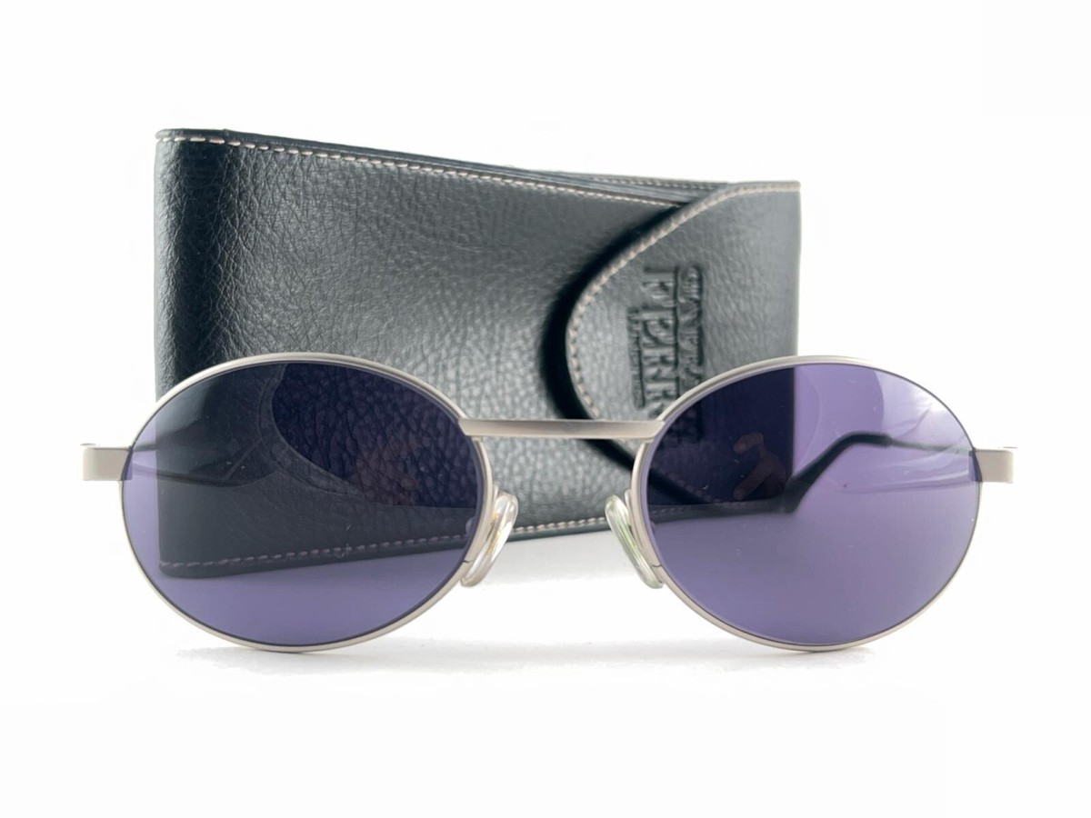 Gian Franco Ferre Purple Sunglasses-Italy ? Chic Vintage Gianfranco Ferre Purple Rectangle Sunglasses, 1990s  main image 4
