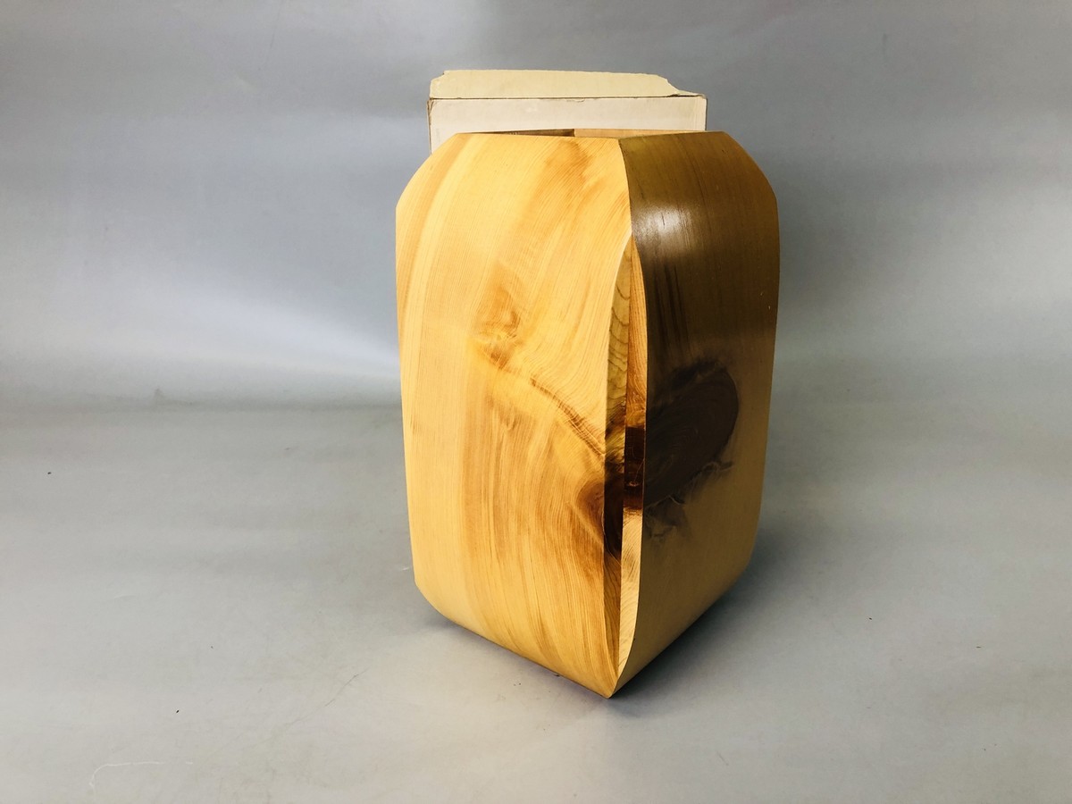 和花さま専用 Y7222 FLOWER VASE wooden Japan ikebana interior floral arrangement