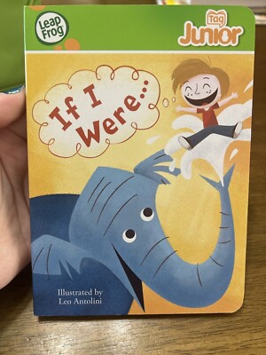 Tag Junior Dr Seuss '' IF I WERE.... '' Leap Frog Leapreader Board Book