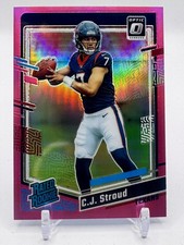 2023 Panini Donruss Optic - Rated Rookie C.J. Stroud #244 Pink Prizm (RC)
