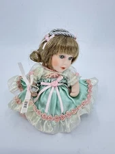 "Paradise Galleries-Treasury Collection" Birthstone Angel Porcelain Doll 'JUNE'