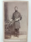 CDV Civil War NYV Soldier Capt, w/Sword by Brady 74th NYV, 5th Excelsior Brigade