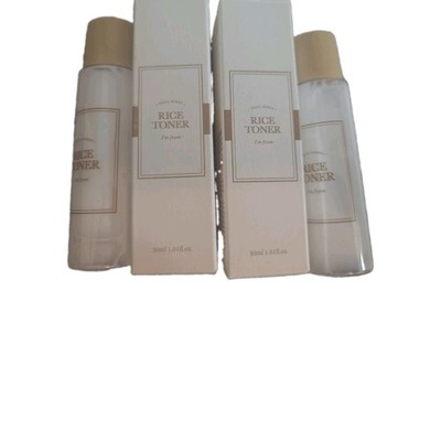  I'm From Rice Toner Mugwort Essence Fig Boosting Essence Rice 30ml X2 NIB