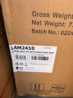 Lamona LAM2410 60cm Stainless Steel Chimney Cooker Hood Island/Ceiling