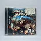 Star Wars Episode 1 Jedi Power Battles Sega Dreamcast Manual Reg Card VGC CIB