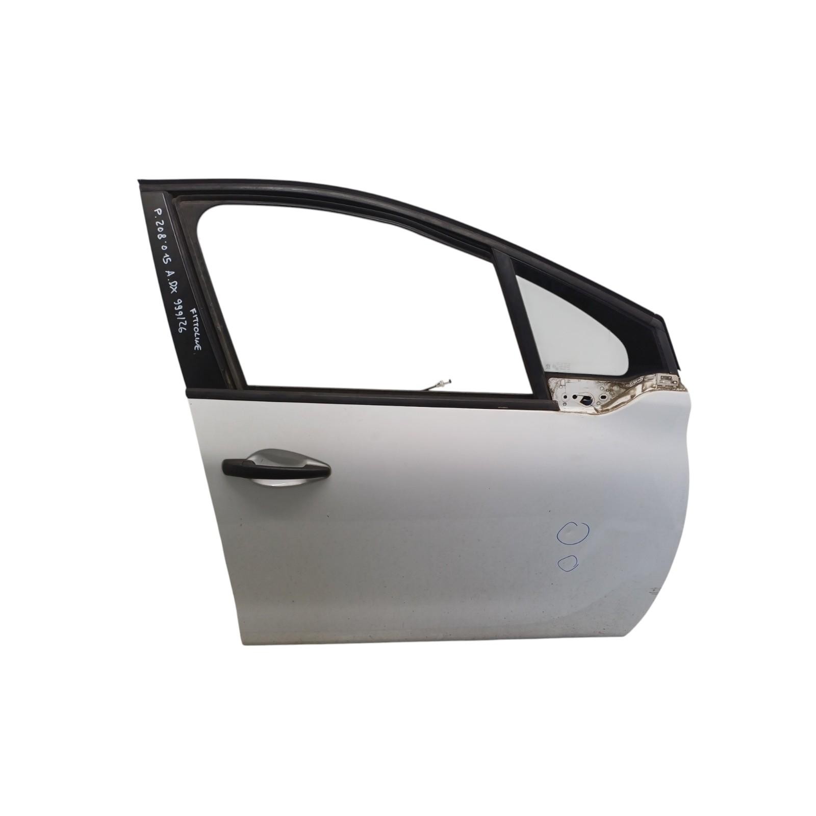 PORTA PORTIERA ANTERIORE DESTRA DX PER PEUGEOT 208 Serie 9807820680 8H01 (12>19