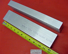 2 Pieces 1-1/4" X 2-1/2" ALUMINUM 6061 FLAT BAR 12" long Solid 1.25" Mill Stock