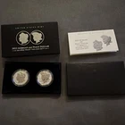 2023-S Morgan and Peace Dollar Reverse Proof Two-Coin Set OGP COA