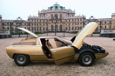 Concept Car Bertone Citroen GS Camargue 1972 Bertone Citroen GS Ca- Old Photo