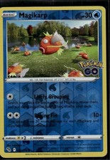 Carta Pokemon Magikarp Comune Pokemon GO 021/078 Acqua Reverse Holo