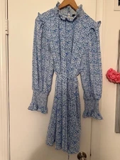 Tuckernuck Pomander Place Blue Floral Dress