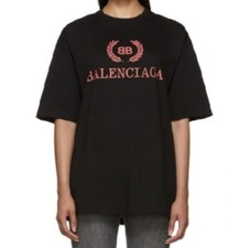 BALENCIAGA Metal Oversized T-shirt in Schwarz Unisex Gr. XS S NP 499€ Neu! 