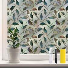 DKTIE Static Cling Decorative Window Film Vinyl Non 17.7'' x 78.7'', S166