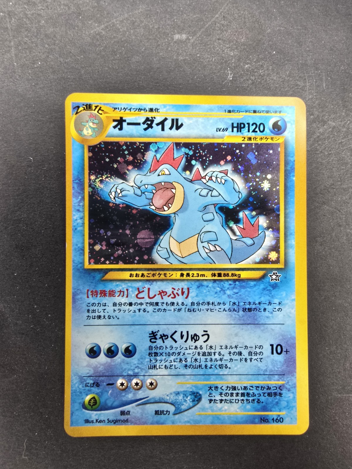 Pokémon TCG Feraligatr 5/111 Neo Genesis Holo Unlimited Rare Pokemon Card