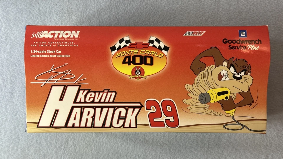 Kevin Harvick 1:24 Diecast Replica #29 Goodwrench Service Looney Tunes 400 Red - Image 3 of 4