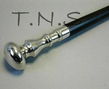 Walking Cane Stick Knob Brass Handle Victorian Style Antique Designer Wooden