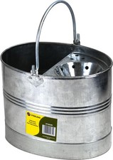 Galvanised Mop Bucket Heavy Duty Industrial 20L Strong Bucket With Wringer