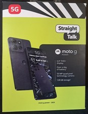 Straight Talk Blue Moto G Power 2025 128 GB