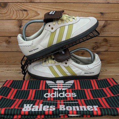 Adidas Turnschuhe Damen UK 6,5 Samba Wales Bonner beige gelb ecru Zinn Schuhe OG