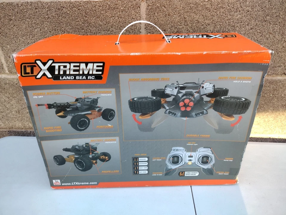 Little Tikes LTXtreme Land Sea RC 10 Missiles Rapid Fire Shooting Transformer - Image 4 of 4