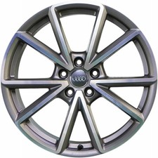 GENUINE AUDI A4 8W 5 TWIN SPOKE GREY/CUT 19" ALLOY WHEEL X1 8W0601025BD