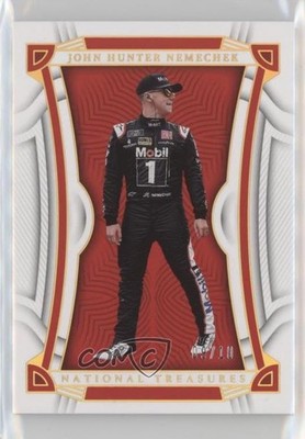 2023 Panini National Treasures Holo Gold 9/10 John Hunter Nemechek #34 0b3