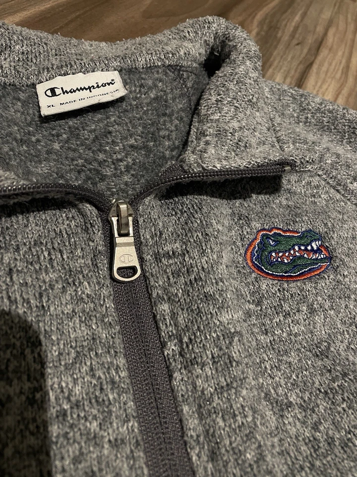 Свитер на молнии Wowens Xl Florida Gators Champion четверть квадратного ярда - Изображение 2 из 4