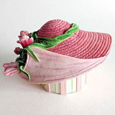 Jane Asher viktorianische Hüte Schmuckschatulle ''Frances'' Willow Hall rosa Valentinstag Geschenk
